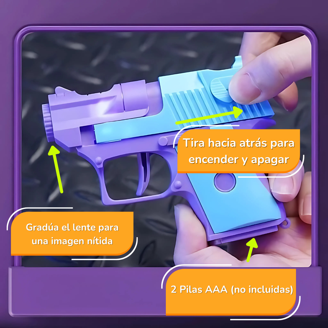 Blazzy™ - Mini Proyector Piedra, Papel o Tijera
